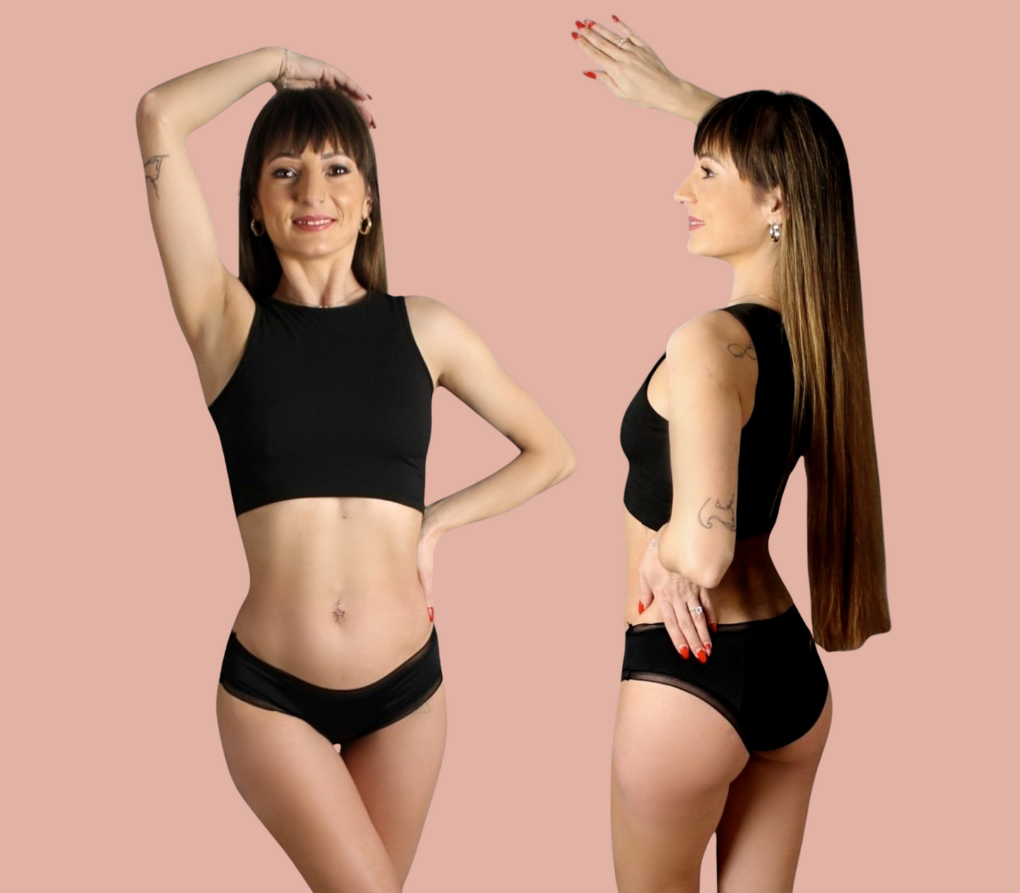 Ivy Menstruation Höschen Midi - Klassischer Schnitt mit niedriger Taille