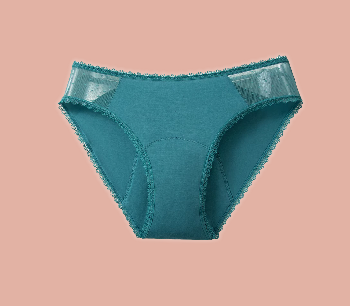 Ivy Menstruation Höschen Brasil - Hüftschnitt mit Spitze