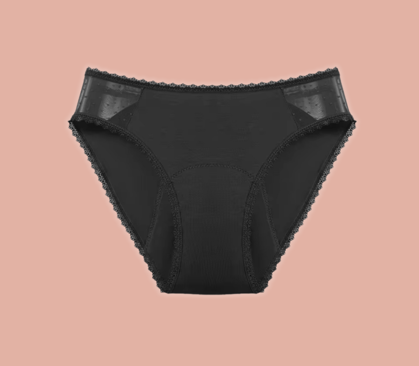 Ivy Menstruation Höschen Brasil - Hüftschnitt mit Spitze