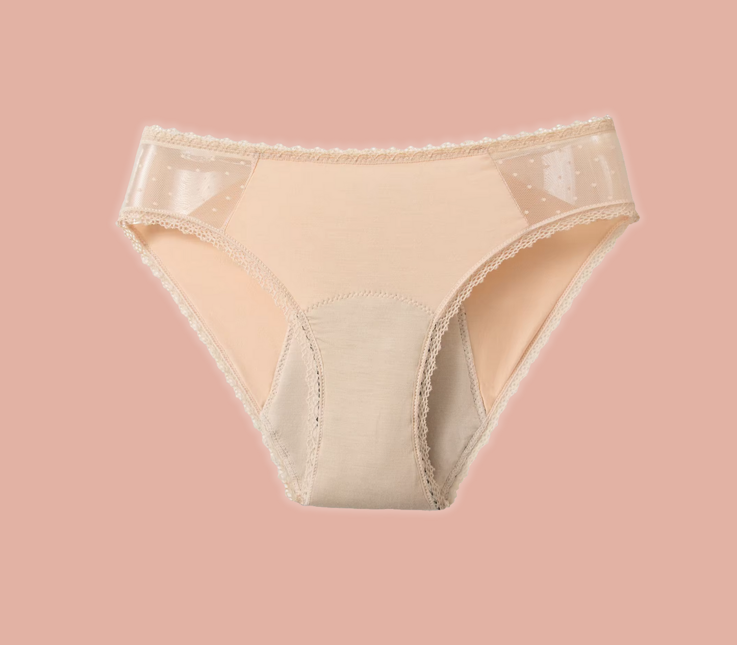 Ivy Menstruation Höschen Brasil - Hüftschnitt mit Spitze