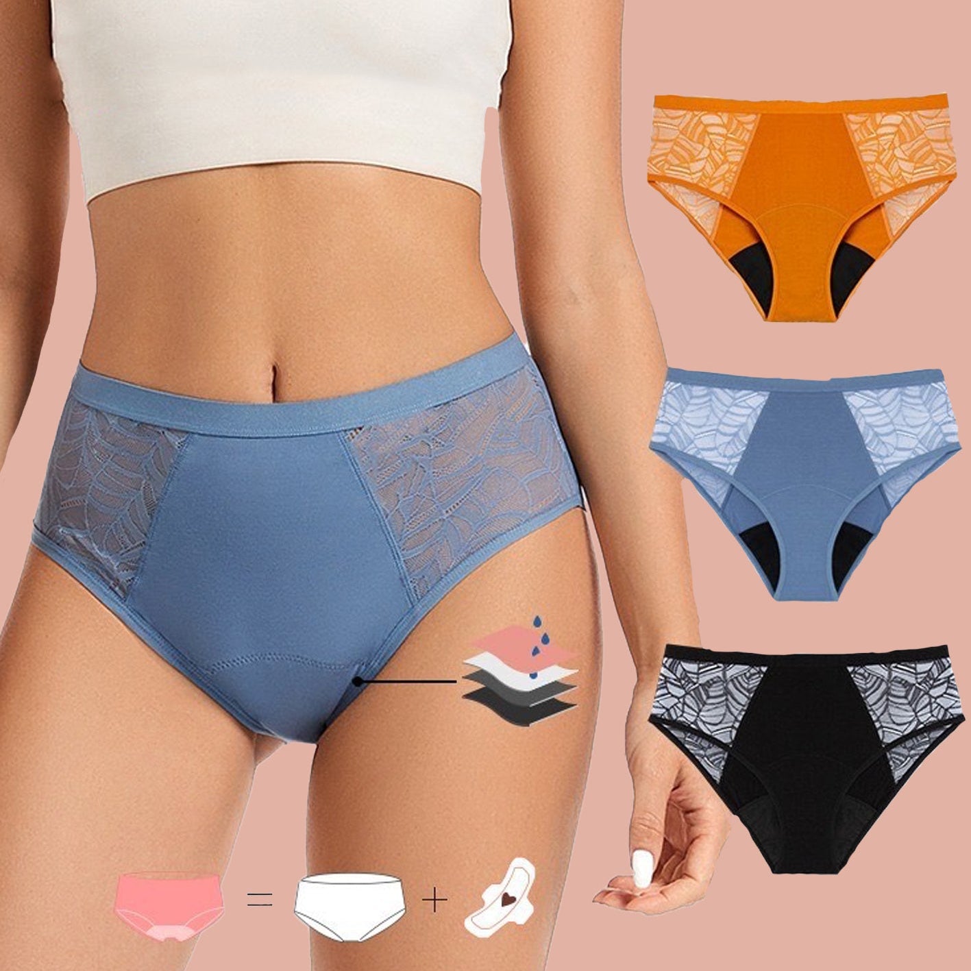 Ivy- Menstruation Höschen Aria - für Teenies | 100% Auslaufsicher✨