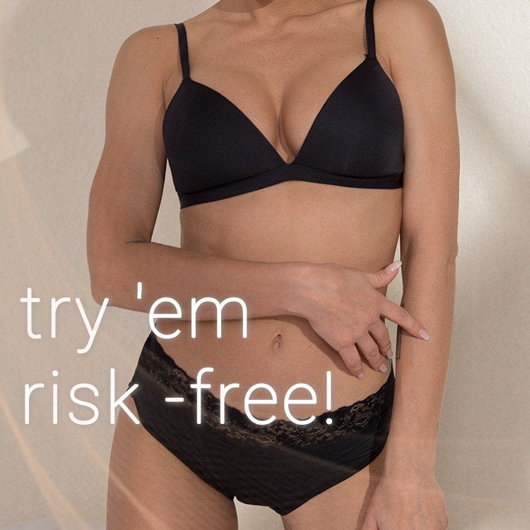 ⭐BESTSELLER⭐ Ivy Menstruation Höschen Velvet – Periodenunterwäsche mit luxuriöser Spitze