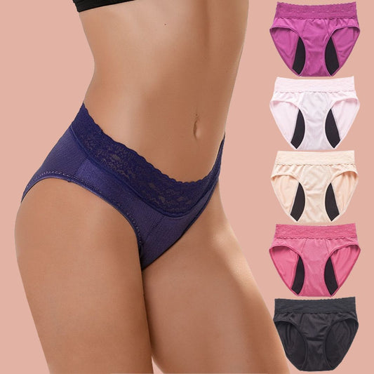 Ivy Elena Periodenunterwäsche mit Spitze - elegante Menstruation Höschen