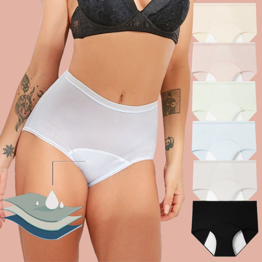Ivy Kasia Periodenunterwäsche Ultra-Dünn - atmungsaktive High-Waist Menstruation Höschen