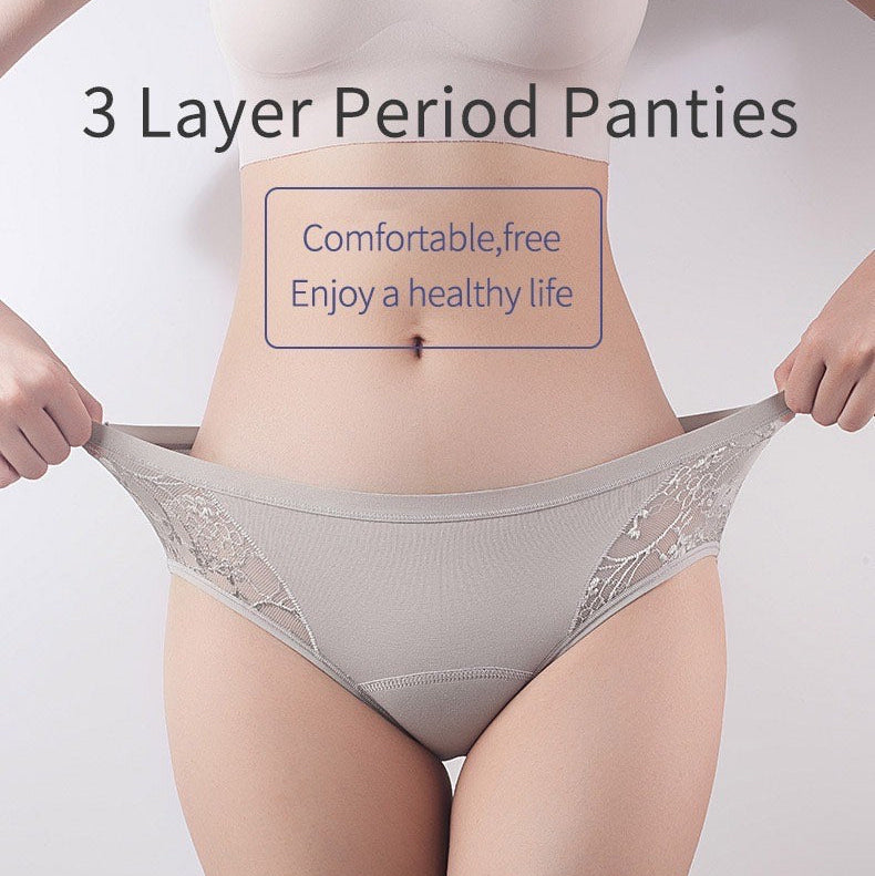 🔥NEU!🔥Ivy Menstruation Höschen Aura – Periodenunterwäsche mit Spitze