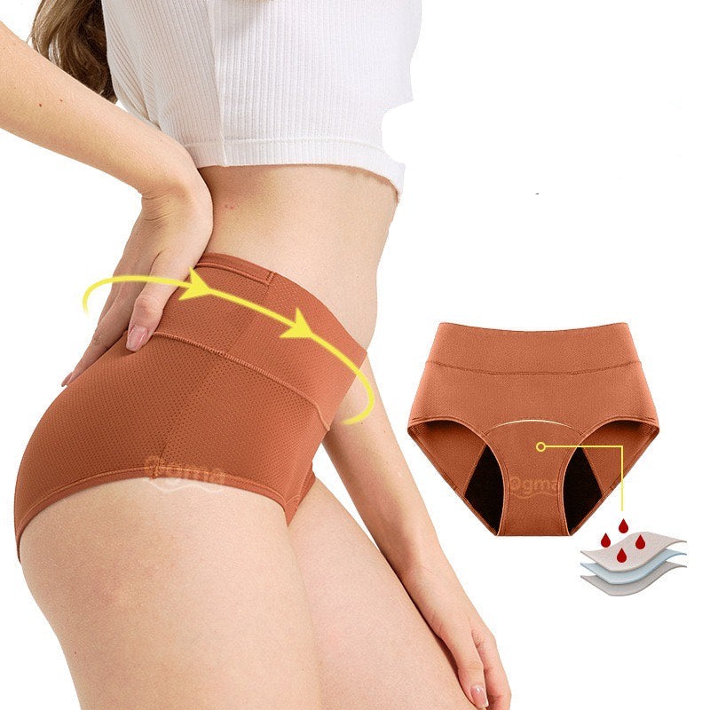 Ivy Grace Highwaist Periodenunterwäsche - Elegante 3-lagige Menstruationshöschen mit hoher Taille